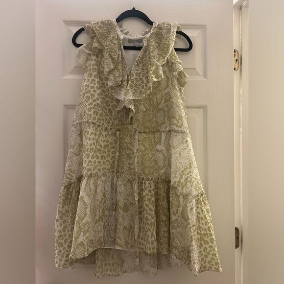 All Saints Ali Noche Dress Grwem new without tags - Picture 4 of 6